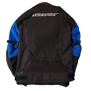 AGVSPORT Armored Motorcycle Jacket Men’s Mesh Textile CE – Sport Touring Black B